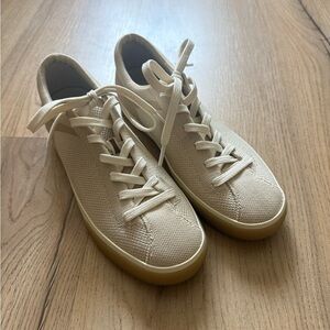 Rothy's Cream Knit Sneakers